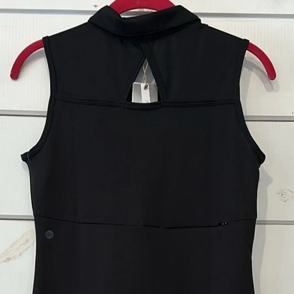 Adidas Golf Dress Sleeveless Black NEW Girls Medium Sleeveless